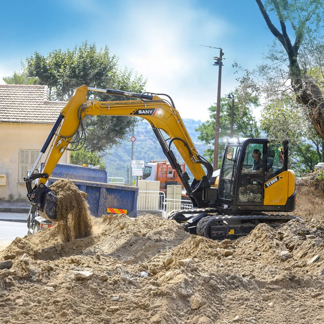 Koparka gąsienicowa Sany SY80U