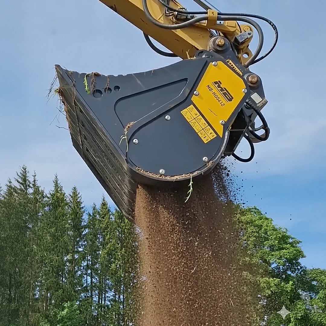 Łyżka rozdrabniająco-przesiewająca MB Crusher MB-HDS412