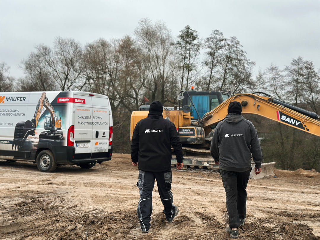 Zespół Serwisu Maufer na placu budowy