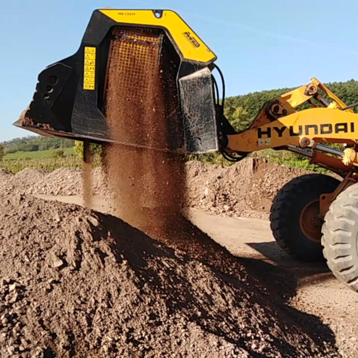 Łyżka przesiewająca MB Crusher MB-LS220 S2