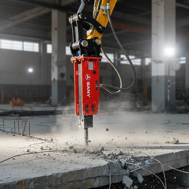 Młot hydrauliczny SANY SHY68-T do koparki SY50U