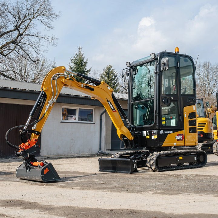 Minikoparka gąsienicowa SANY SY20C - 2 tony z klimatyzacją