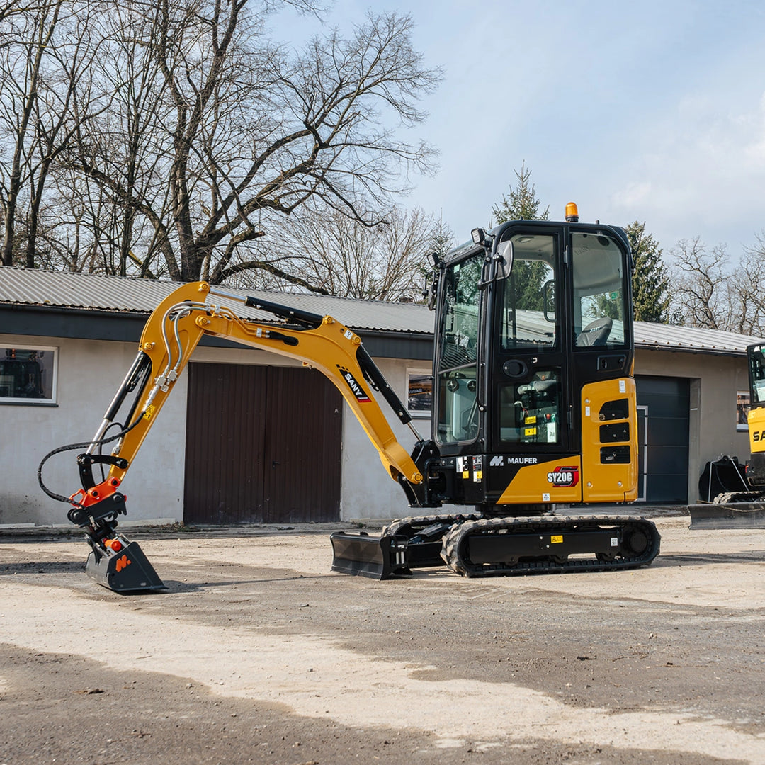 Minikoparka gąsienicowa SANY SY20C - 2 tony z klimatyzacją