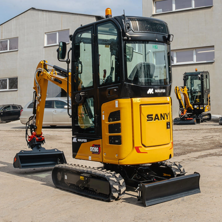 Minikoparka gąsienicowa SANY SY20C - 2 tony z klimatyzacją