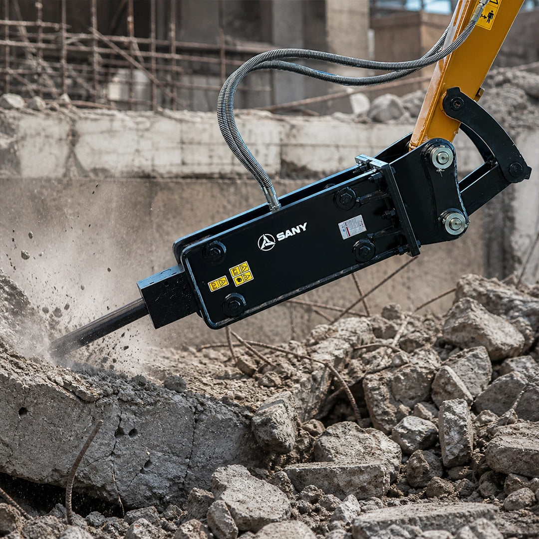 Młot hydrauliczny SANY SYB450-T do minikoparki 1.2-3.0 t